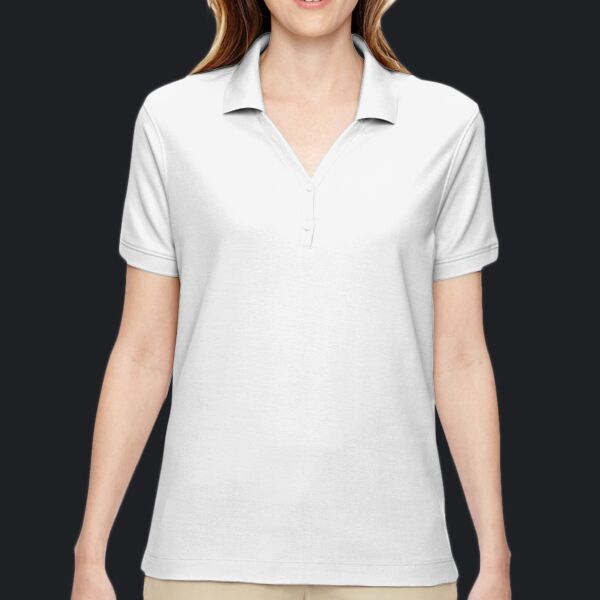 Ladies' Pima Piqué Y-Collar Polo Thumbnail