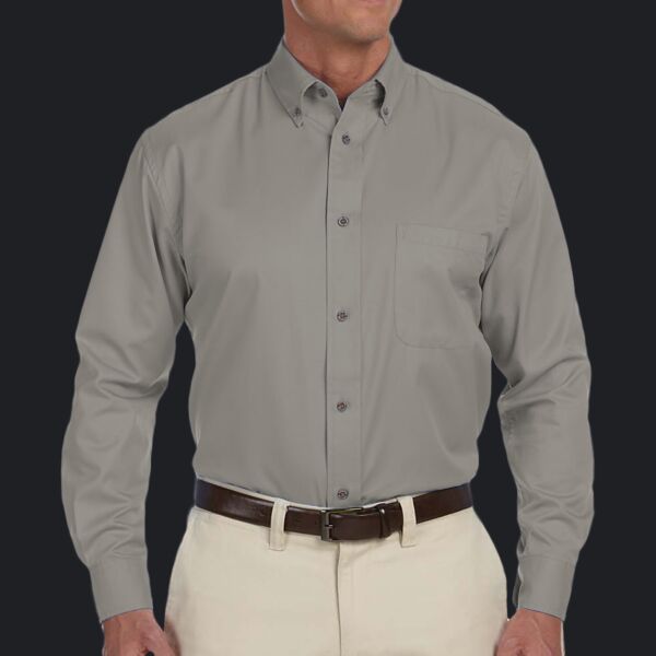 Men's Easy Blend™ Long-Sleeve Twill Shirt with Stain-Release Thumbnail