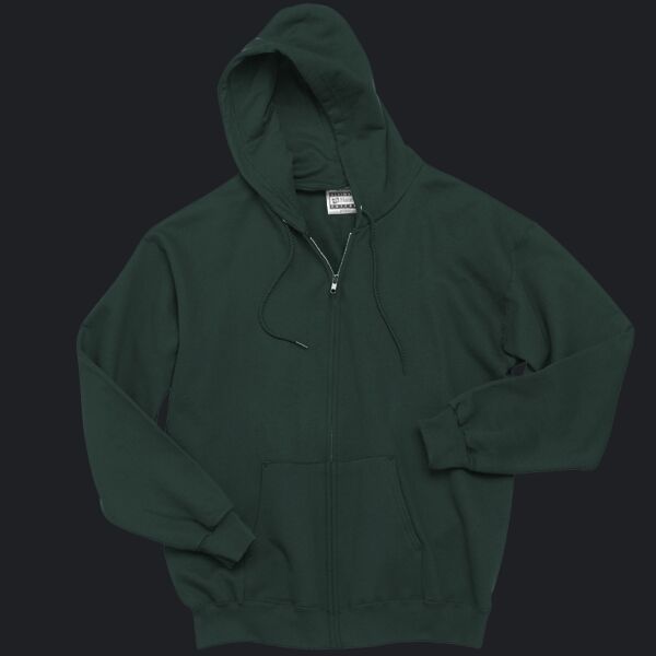 Youth EcoSmart® Full-Zip Hooded Sweatshirt Thumbnail