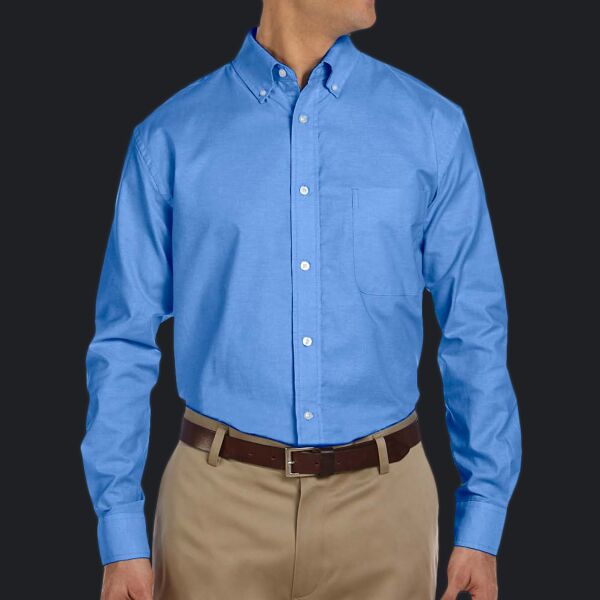 Men's Long-Sleeve Oxford with Stain-Release Thumbnail