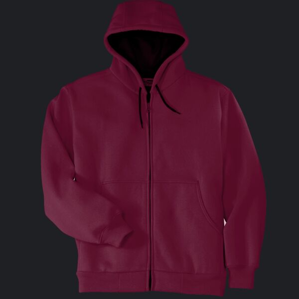 Adult NuBlend® Fleece Full-Zip Hooded Sweatshirt Thumbnail