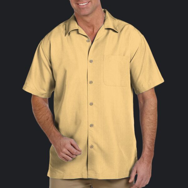 Men's Barbados Textured Camp Shirt Thumbnail