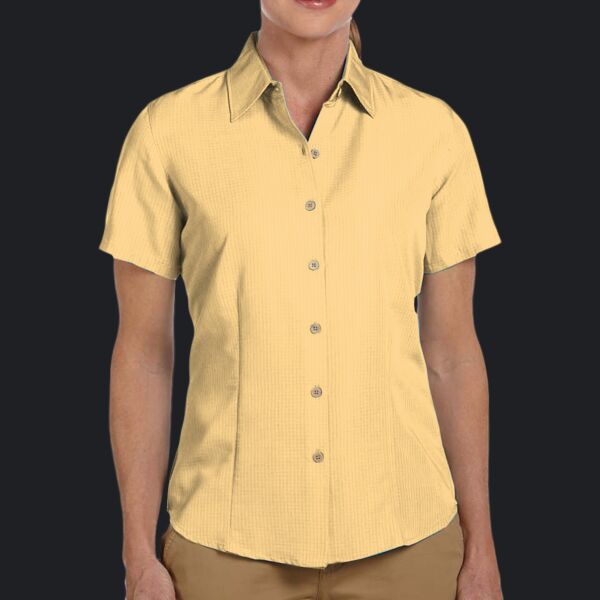 Ladies' Barbados Textured Camp Shirt Thumbnail