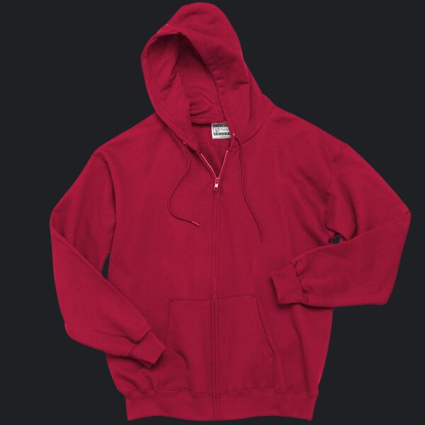 Adult EcoSmart® Full-Zip Hooded Sweatshirt Thumbnail