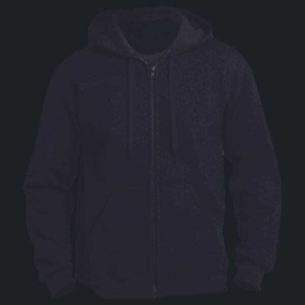 Adult Powerblend® Full-Zip Hooded Sweatshirt Thumbnail