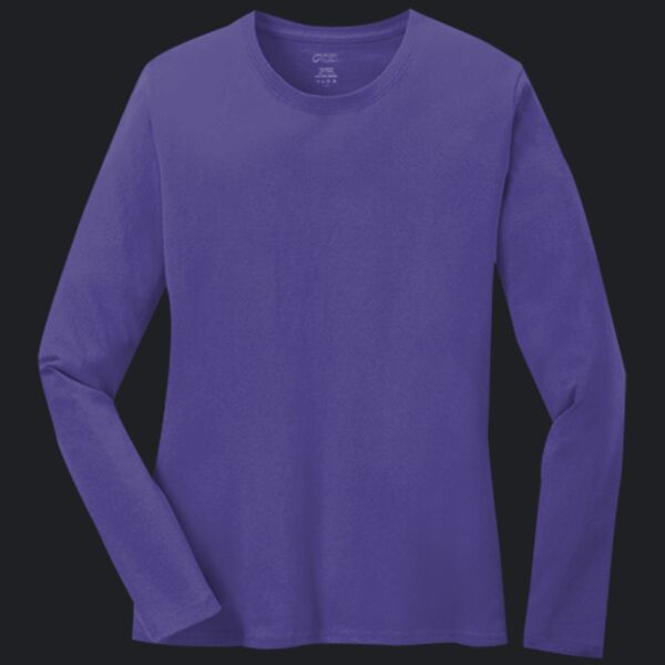 Women's Long Sleeve Core Cotton Tee Thumbnail