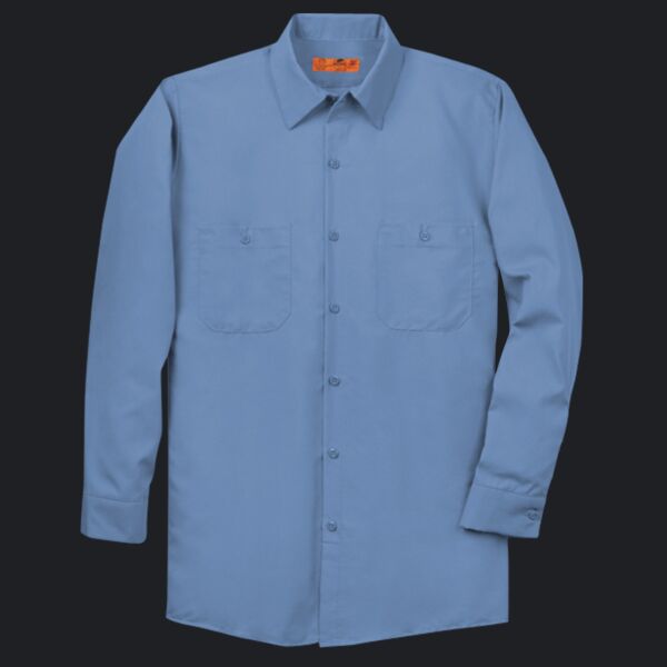 Long Size, Long Sleeve Industrial Work Shirt Thumbnail