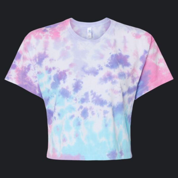Women's Tie-Dyed Crop T-Shirt Thumbnail