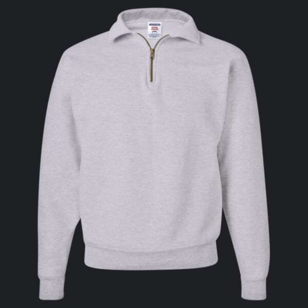 Unisex Super Sweats NuBlend® Quarter-Zip Cadet Collar Sweatshirt Thumbnail