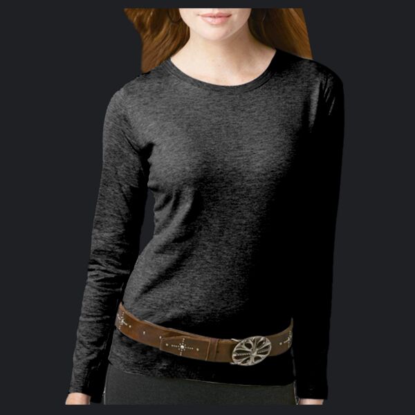 Women's Long Sleeve Premium Jersey Tee Thumbnail