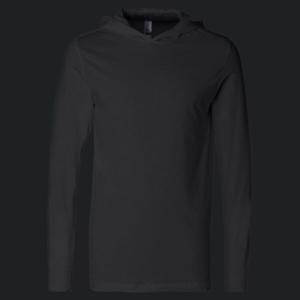 Unisex Jersey Hooded Long Sleeve Tee Thumbnail