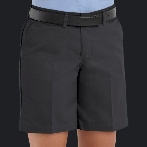 Women's Plain Front 8" Shorts Thumbnail