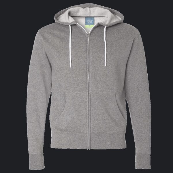 Unisex Lightweight Full-Zip Hooded Sweatshirt Thumbnail