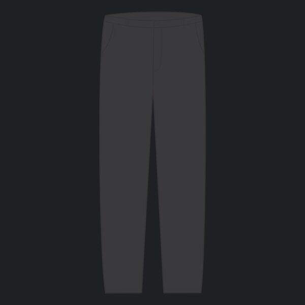 Men's Plain Front Casual Cotton Pants Thumbnail