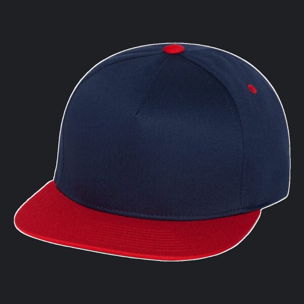 Five-Panel Cotton Twill Snapback Cap Thumbnail