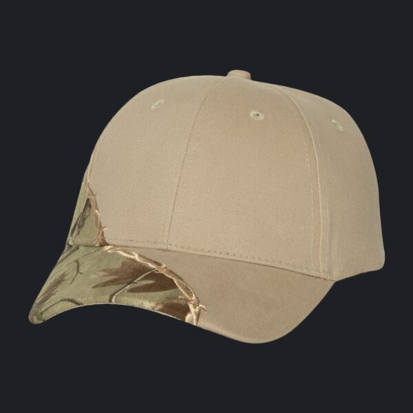 Licensed Camo with Barbed Wire Embroidery Cap Thumbnail