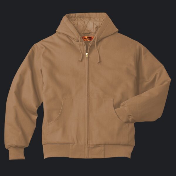 Tall Duck Cloth Hooded Work Jacket Thumbnail