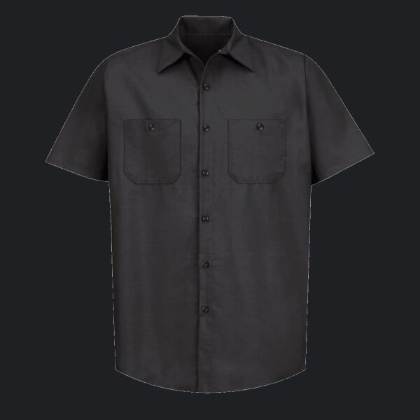 Men's Industrial Short Sleeve Work Shirt Thumbnail