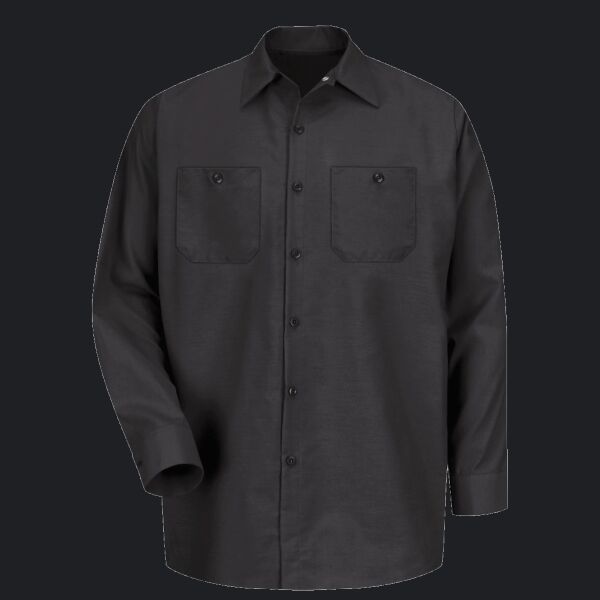 Men's Industrial Long Sleeve Work Shirt Thumbnail