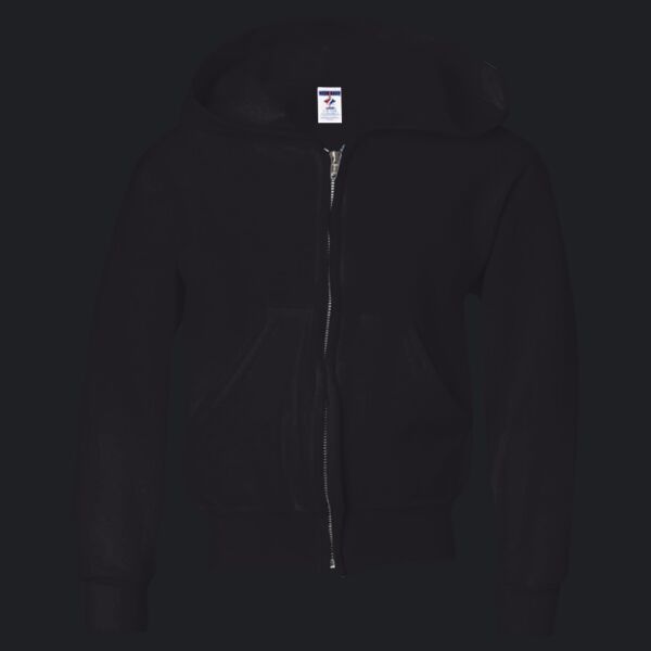 Youth NuBlend® Full-Zip Hooded Sweatshirt Thumbnail