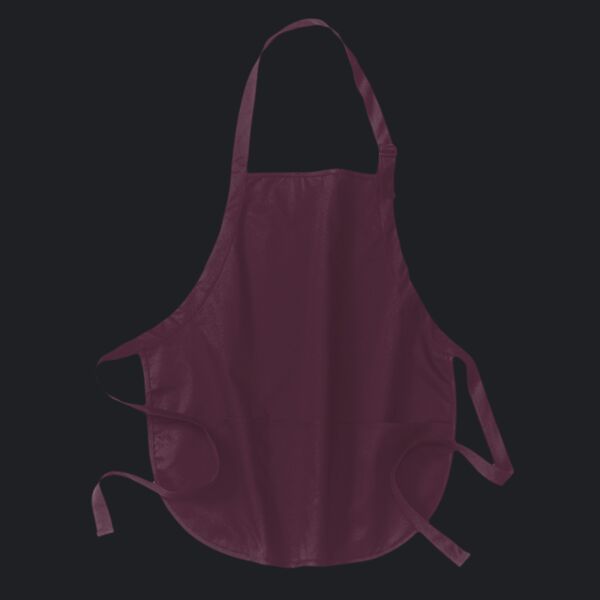 Medium Length Apron with Pouch Pockets Thumbnail