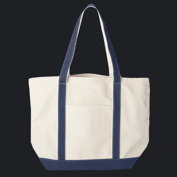 Carmel Classic XL Cotton Canvas Resort Tote Thumbnail