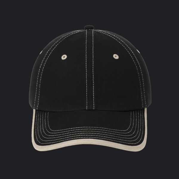 Vintage Washed Contrast Stitch Cap Thumbnail