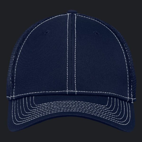 Stretch Mesh Contrast Stitch Cap Thumbnail