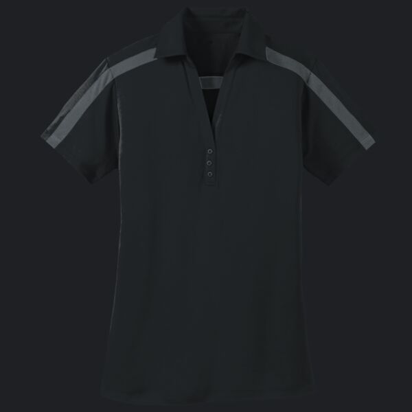 Women's Silk Touch Performance Colorblock Stripe Polo Thumbnail