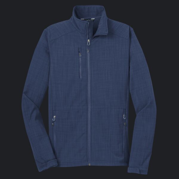 Shaded Crosshatch Soft Shell Jacket Thumbnail