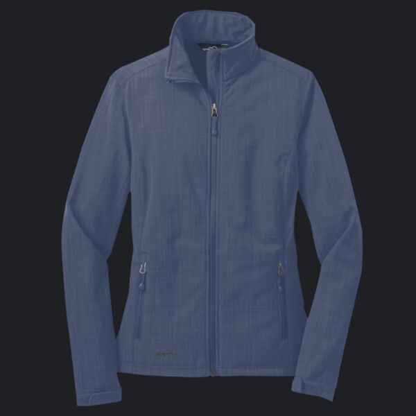 Women's Shaded Crosshatch Soft Shell Jacket Thumbnail