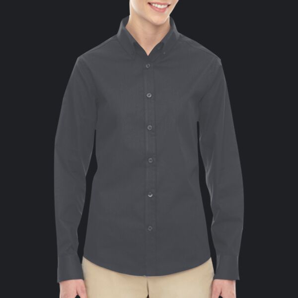 Ladies' Operate Long-Sleeve Twill Shirt Thumbnail