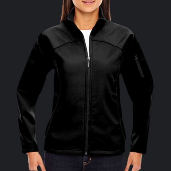 Ladies' Three-Layer Fleece Bonded Performance Soft Shell Jacket Thumbnail