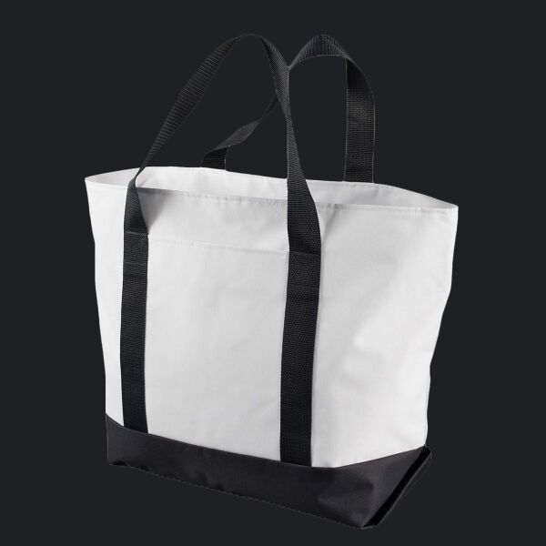 Bay View Giant Zipper Beach Tote Thumbnail