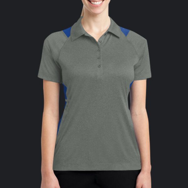 Women's Heather Colorblock Contender Polo Thumbnail