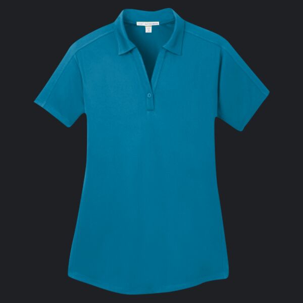 Women's Diamond Jacquard Polo Thumbnail