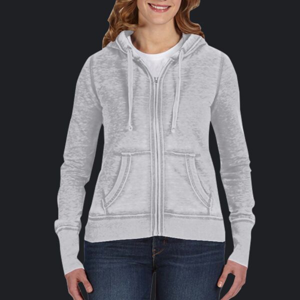 Ladies' Zen Full-Zip Fleece Hooded Sweatshirt Thumbnail