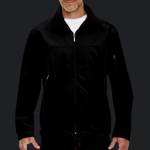 Men's Three-Layer Fleece Bonded Performance Soft Shell Jacket Thumbnail