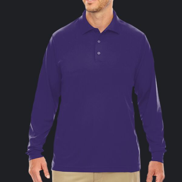 Men's Pinnacle Performance Long-Sleeve Piqué Polo Thumbnail