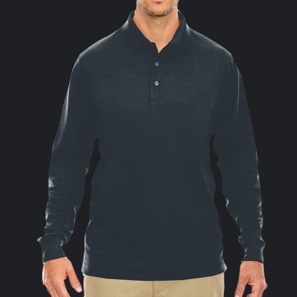 Men's Tall Pinnacle Performance Long-Sleeve Piqué Polo Thumbnail