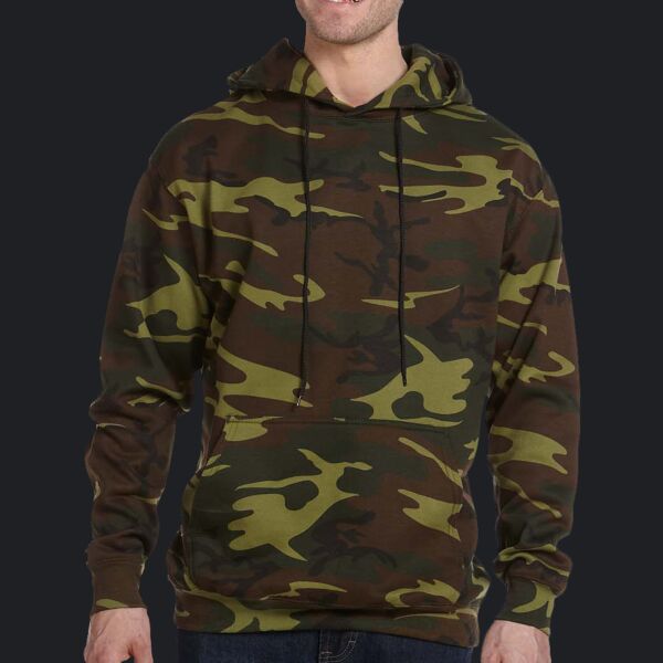 Unisex Camo Pullover Hoodie Thumbnail
