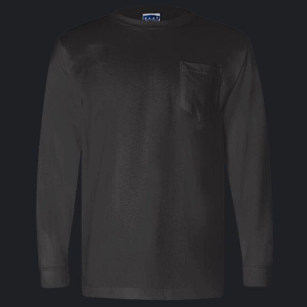 Unisex Union-Made Long Sleeve Pocket T-Shirt Thumbnail