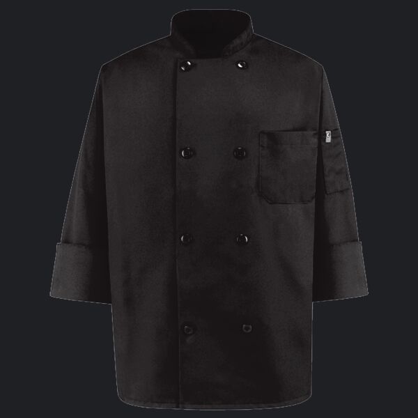Black Traditional Chef Coat Thumbnail