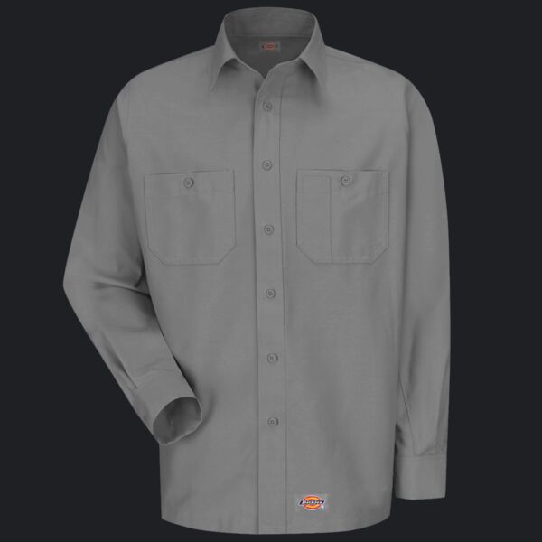 Men's Tall Long Sleeve Work Shirt Thumbnail