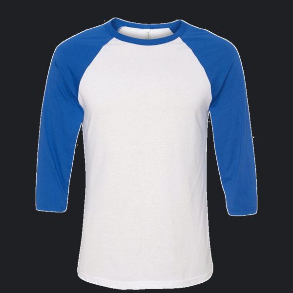 Unisex Three-Quarter Sleeve Baseball Tee Thumbnail