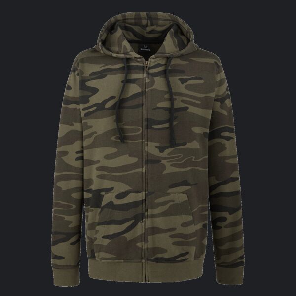 Men's Camo Full-Zip Hooded Sweatshirt Thumbnail