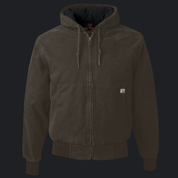 Men's Cheyenne Boulder Cloth™ Hooded Jacket with Tricot Quilt Lining Thumbnail