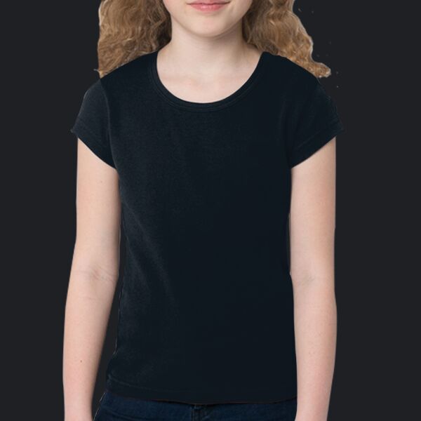 4221 Youth Baby Rib Cap Sleeve T-Shirt Thumbnail