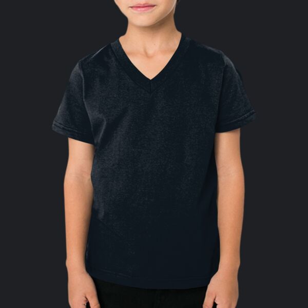 2156 Toddler Fine Jersey V-Neck T-Shirt Thumbnail