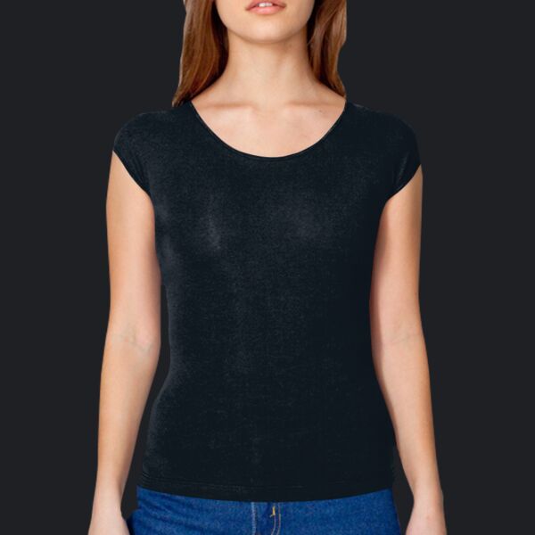 8362 Cotton Spandex Jersey Aerobic Top Thumbnail